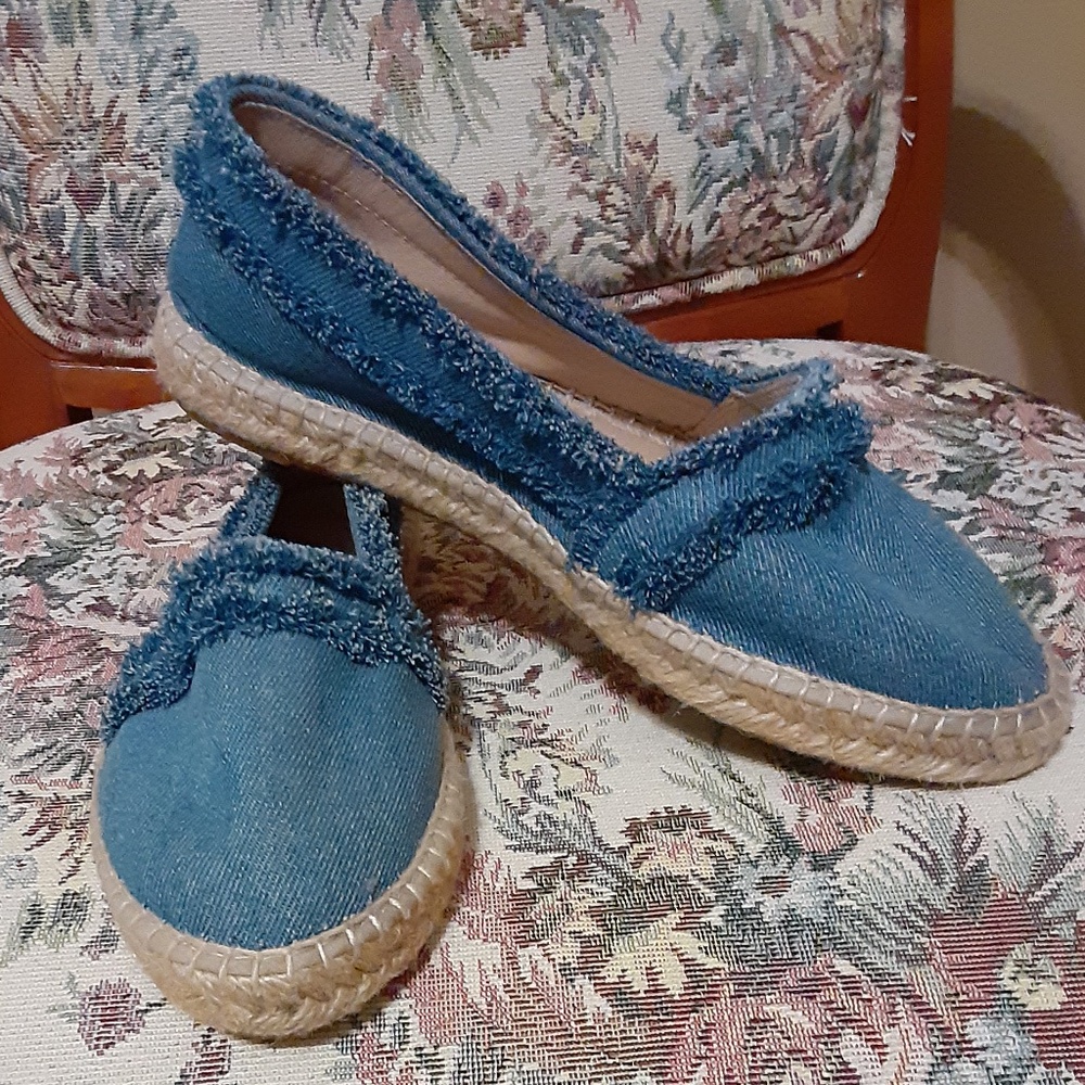 Saks Fifth Avenue Denim Espadrille